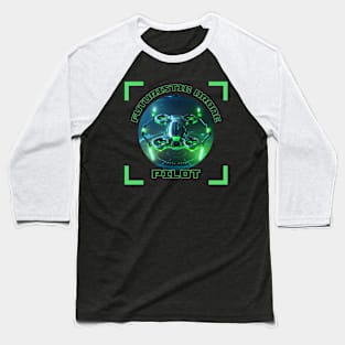 Futuristic Drone Pilot 3 Baseball T-Shirt